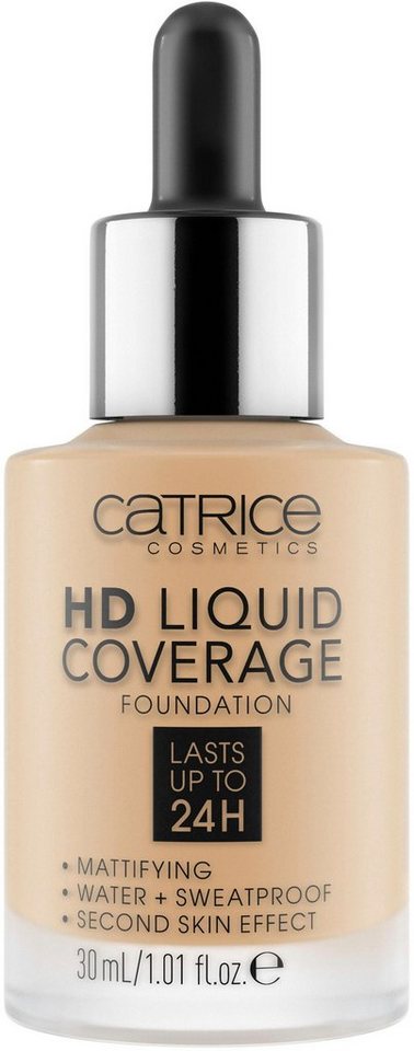 Catrice Foundation HD Liquid Coverage Foundation, mit leichter Textur von Catrice