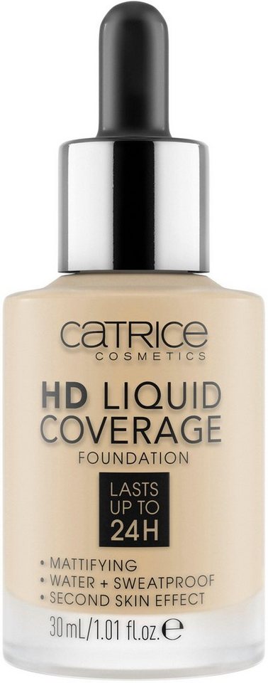 Catrice Foundation HD Liquid Coverage Foundation, mit leichter Textur von Catrice
