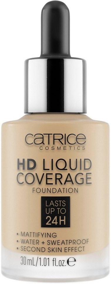 Catrice Foundation HD Liquid Coverage Foundation, mit leichter Textur von Catrice
