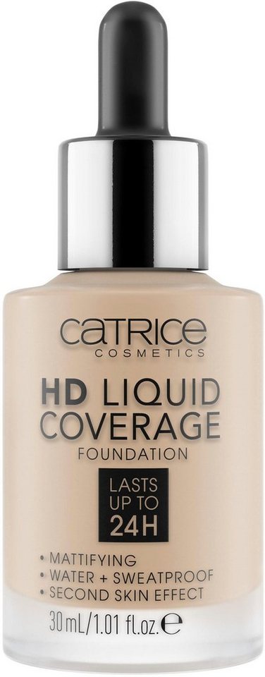 Catrice Foundation HD Liquid Coverage Foundation, mit leichter Textur von Catrice