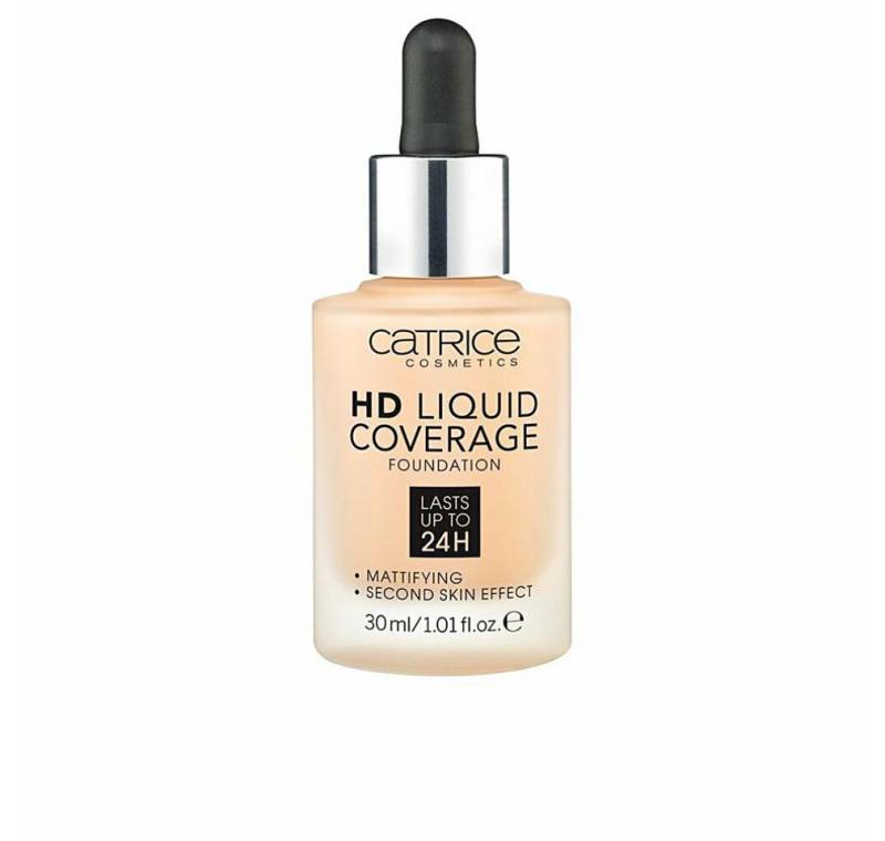 Catrice Foundation Hd Liquid Coverage Foundation Lasts Up Tp 24h 030 Sand Beige 30ml von Catrice