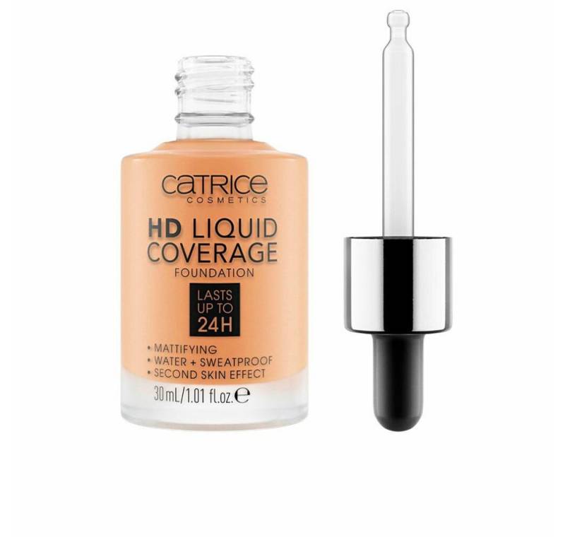 Catrice Foundation Hd Liquid Coverage Foundation Lasts Up Tp 24h 046 Camel Beige 30ml von Catrice