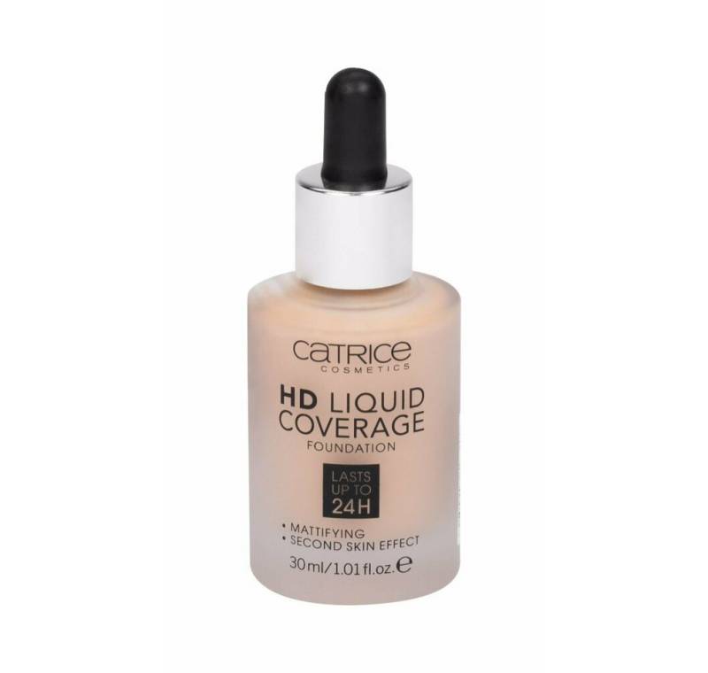 Catrice Foundation Hd Liquid Coverage Foundation Lasts Up to 24h 020-Rose Beige 30ml von Catrice