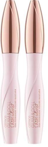 Catrice Glam & Doll Lash Colorist Semi-Permanent Volume Mascara 010 Ultra Black (Packung mit 2) von Catrice
