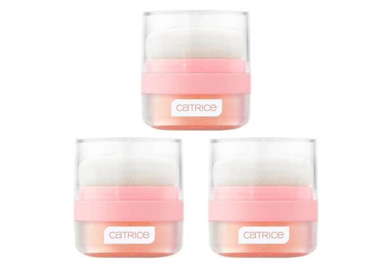 Catrice Highlighter SPRING AWAKENING Glitter Bomb Cushion, 3-tlg., Feines, loses Highlighter-Puder, strahlender Glanz, kompakt, vegan. von Catrice