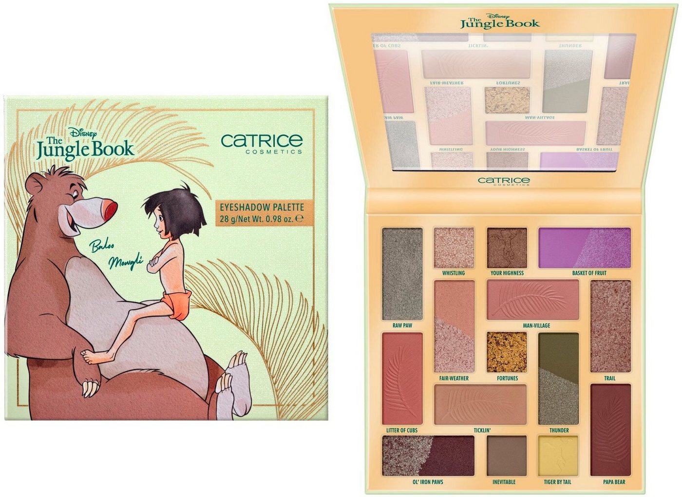 Catrice Lidschatten-Palette Disney The Jungle Book Eyeshadow Palette von Catrice