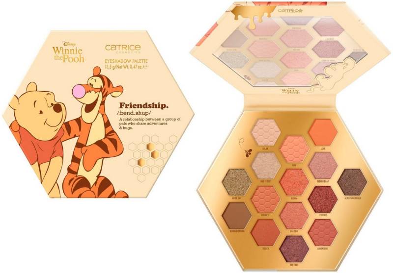 Catrice Lidschatten-Palette Disney Winnie the Pooh Eyeshadow Palette, Augen-Make-Up mit 15 abgestimmten Shades, vegan von Catrice