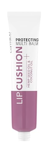 Catrice Lip Cushion Protecting Multi Balm, Lippenbalsam, Nr. 010, Weiss, feuchtigkeitsspendend, regenerierend, glättend, vegan, ohne Alkohol, ohne Konservierungsstoffe, ohne Parabene, 1er Pack (15ml) von Catrice