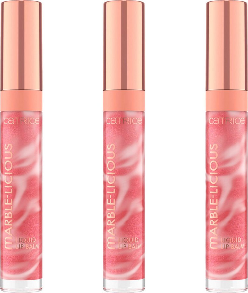 Catrice Lipgloss Marble-licious Liquid Lip Balm, 3-tlg. von Catrice