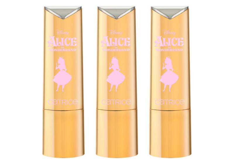 Catrice Lippenbalsam Disney Alice in Wonderland Glow Lip Balm, 3-tlg. von Catrice