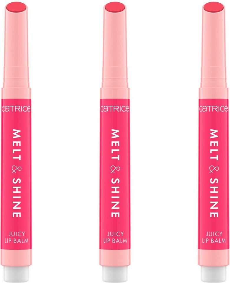 Catrice Lippenbalsam Melt & Shine Juicy Lip Balm, 3-tlg. von Catrice