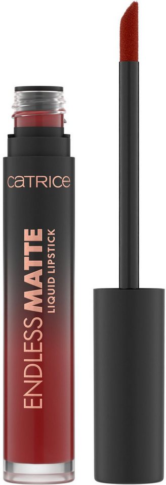 Catrice Lippenstift Endless Matte Liquid Lipstick, 3-tlg., Cremige, nicht klebrige Textur in einem edlen Schokobraun-Ton von Catrice