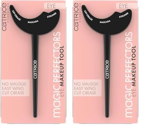 Catrice Magic Perfectors Eye Makeup Tool, Augen Make-up Schablone, definierend, multifuktional, 1er-Pack (Packung mit 2) von Catrice