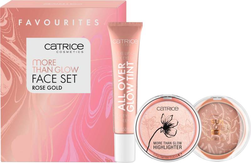 Catrice Make-up Set More Than Glow Face Set Gold, 3-tlg., mit goldenem Schimmer Catrice Make-up Set More Than Glow Face Set Gold, 3-tlg., mit goldenem Schimmer von Catrice