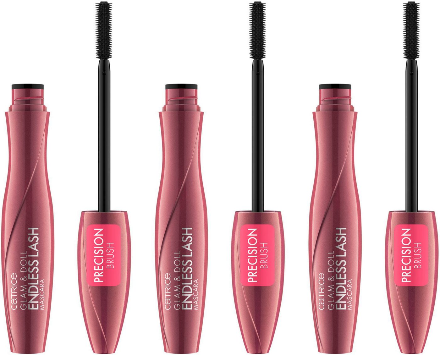 Catrice Mascara Glam & Doll Endless Lash Mascara, 3-tlg., mit Präzisionsbürste von Catrice