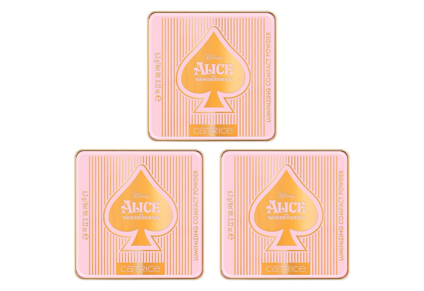 Catrice Puder Disney Alice in Wonderland Luminizing Compact Powder, 3-tlg. von Catrice