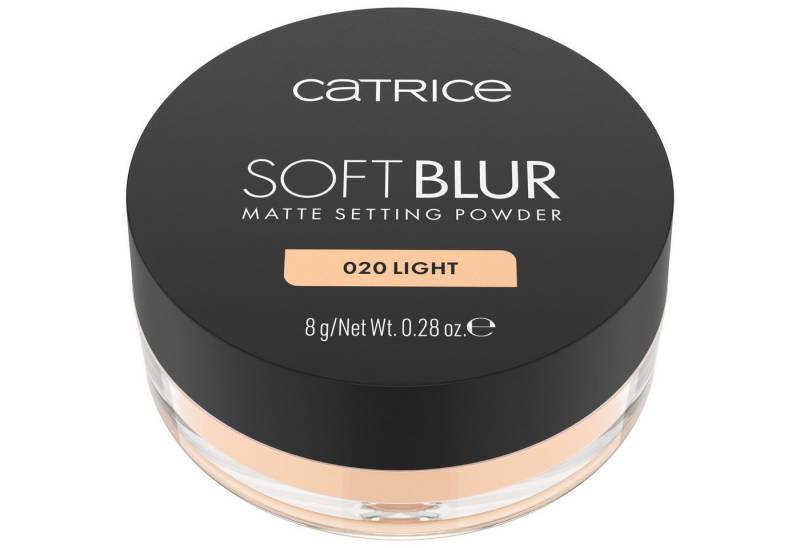 Catrice Puder Soft Blur Matte Setting Powder, Vielseitig: Zum Fixieren, Baken oder für Touch-ups geeignet von Catrice