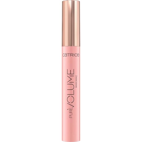 Catrice Pure Volume Mascara, Wimperntusche, Nr. 010 Black, schwarz, volumengebend, mit Ölen, definierend, vegan, ohne Parfüm, ohne Alkohol (10ml) von Catrice