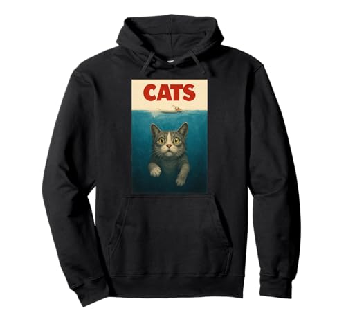 Katzen und Maus niedlich lustig Humor Parodie Geschenke für Frauen Männer Pullover Hoodie von Cats Lovers cute