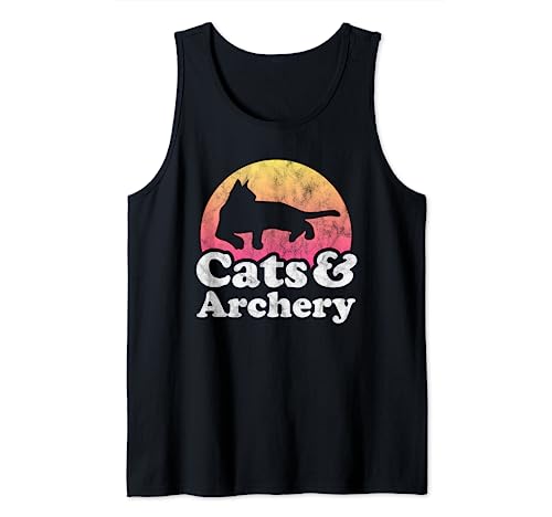 Katzen und Bogenschießen Herren oder Damen Katze und Bogenschießen Tank Top Katzen und Bogenschießen Herren oder Damen Katze und Bogenschießen Tank Top von Cats and Archery Apparel Co