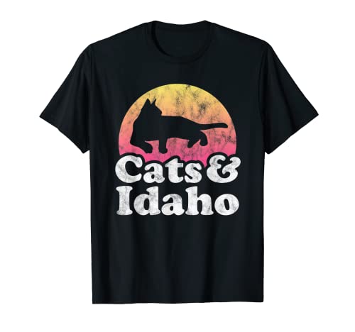 Cats and Idaho Herren oder Damen Katze T-Shirt von Cats and Idaho Apparel Co