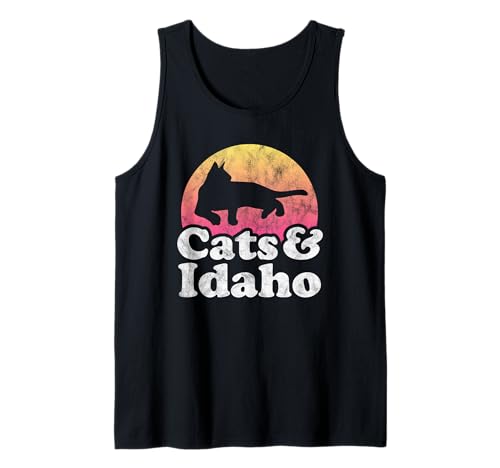 Cats and Idaho Herren oder Damen Katze Tank Top von Cats and Idaho Apparel Co