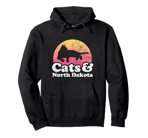 Cats and North Dakota Herren oder Damen Katze Pullover Hoodie Cats and North Dakota Herren oder Damen Katze Pullover Hoodie von Cats and North Dakota Apparel Co