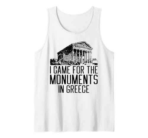 Katzen Ich Bin wegen der Monumente in Griechenland für Männer und Frauen gekommen. Tank Top Katzen Ich Bin wegen der Monumente in Griechenland für Männer und Frauen gekommen. Tank Top von Cats in Greece