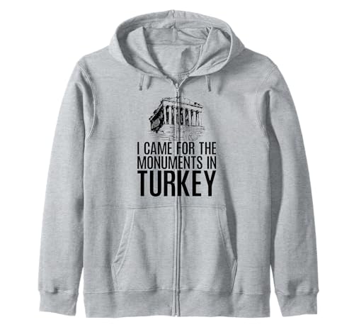 Katzen Ich Bin wegen der Monumente in der Türkei für Männer und Frauen gekommen. Kapuzenjacke von Cats in Turkey