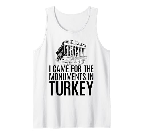 Katzen Ich Bin wegen der Monumente in der Türkei für Männer und Frauen gekommen. Tank Top von Cats in Turkey