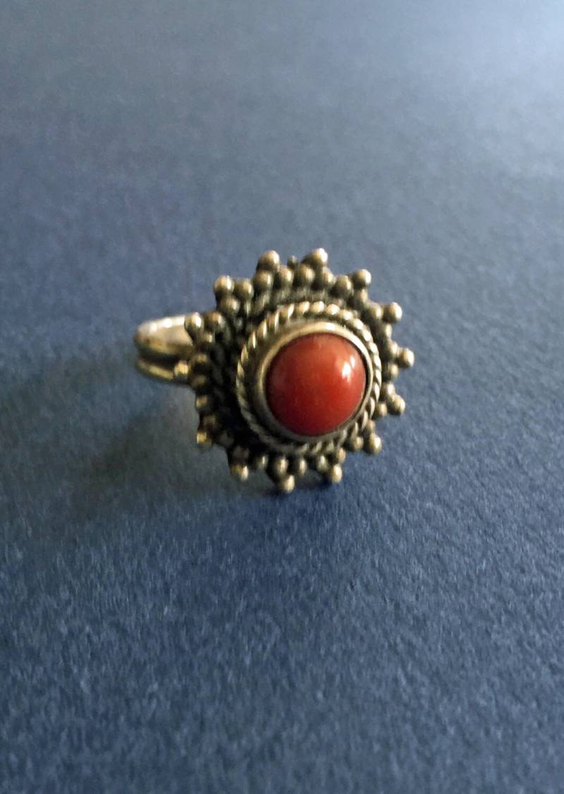 Vintage Sterling Silber Karneol Ring Indien Vintage Sterling Silber Karneol Ring Indien von CatsMiaowVintage