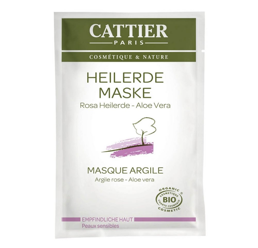 Cattier Gesichtsmaske Rosa Heilerde - Maske Sachet 12,5ml von Cattier