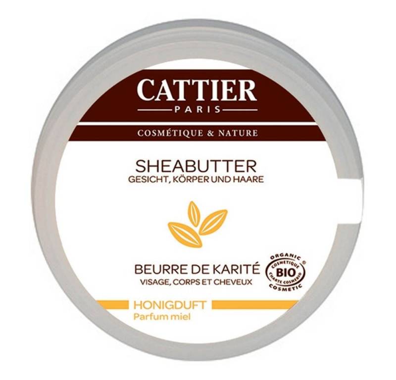 Cattier Körperbutter Sheabutter - Honigduft 100g von Cattier
