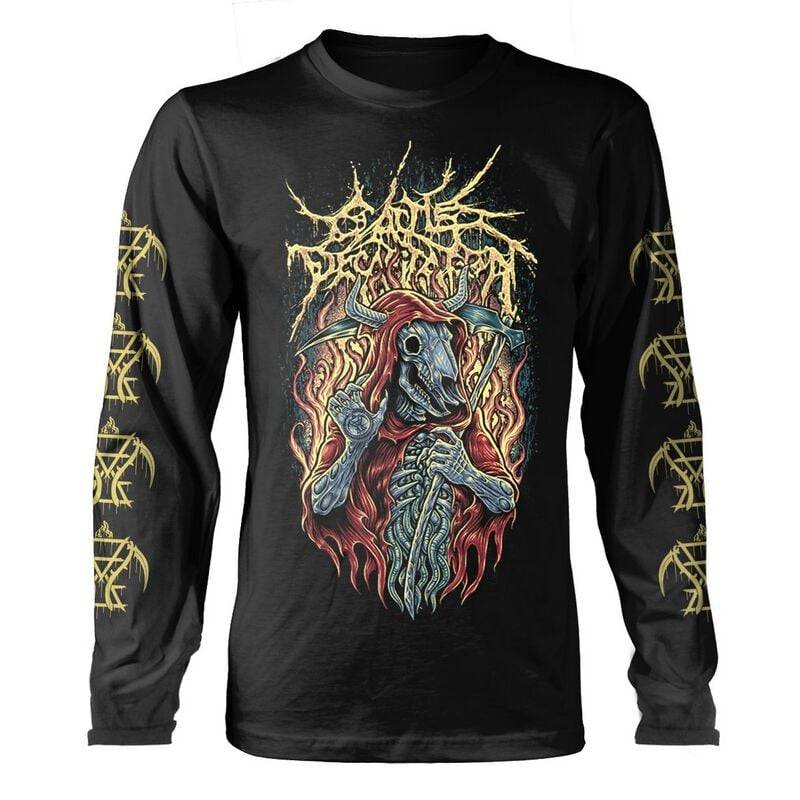 Cattle Decapitation Langarmshirt - Reaper Ramirez - S bis XXL - für Männer - Größe XXL - schwarz  - Lizenziertes Merchandise! von Cattle Decapitation