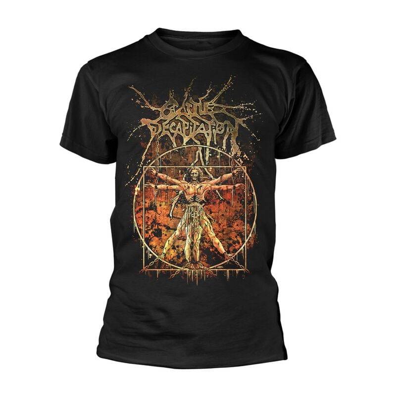 Cattle Decapitation T-Shirt - Vitruvian - S bis XXL - für Männer - Größe XXL - schwarz  - Lizenziertes Merchandise! von Cattle Decapitation