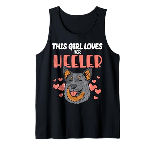 Dieses Mädchen liebt ihren Heeler Australian Cattle Dog Lover Tank Top Dieses Mädchen liebt ihren Heeler Australian Cattle Dog Lover Tank Top von Cattle Dog Gifts for Blue Heeler Lovers