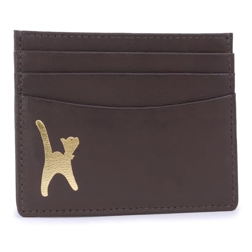 Catwalk Collection Handbags - Damen Leder Kreditkartenetui - Kartenetui Klein/Mini - 6 Kartenfächer - Geschenkbox - RFID Schutz - Polina - Braun Catwalk Collection Handbags - Damen Leder Kreditkartenetui - Kartenetui Klein/Mini - 6 Kartenfächer - Geschenkbox - RFID Schutz - Polina - Braun von Catwalk Collection Handbags