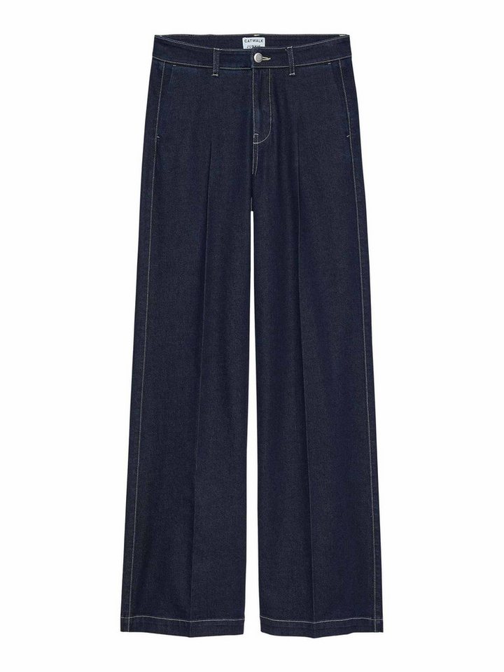 Catwalk Junkie Gerade Jeans - Jeanshose mit weitem Bein in dunkler Waschung von Catwalk Junkie