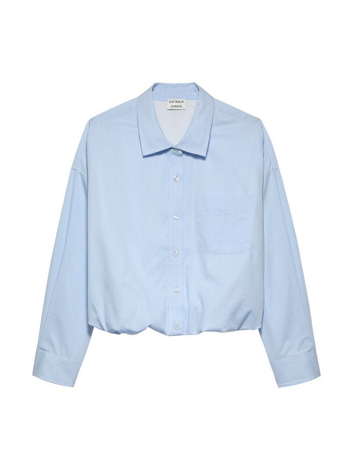 Catwalk Junkie Langarmbluse - lässige Hemdbluse in Streifenmuster in "Tucked-In"-Look von Catwalk Junkie