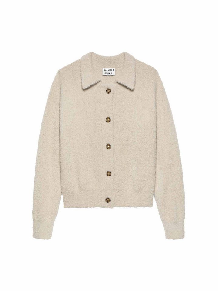 Catwalk Junkie Strickjacke – modische Strickjacke mit klassischem Kragen von Catwalk Junkie