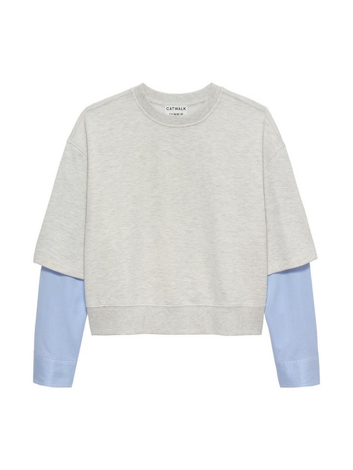 Catwalk Junkie Sweatshirt Sweater with blouse sleeves von Catwalk Junkie