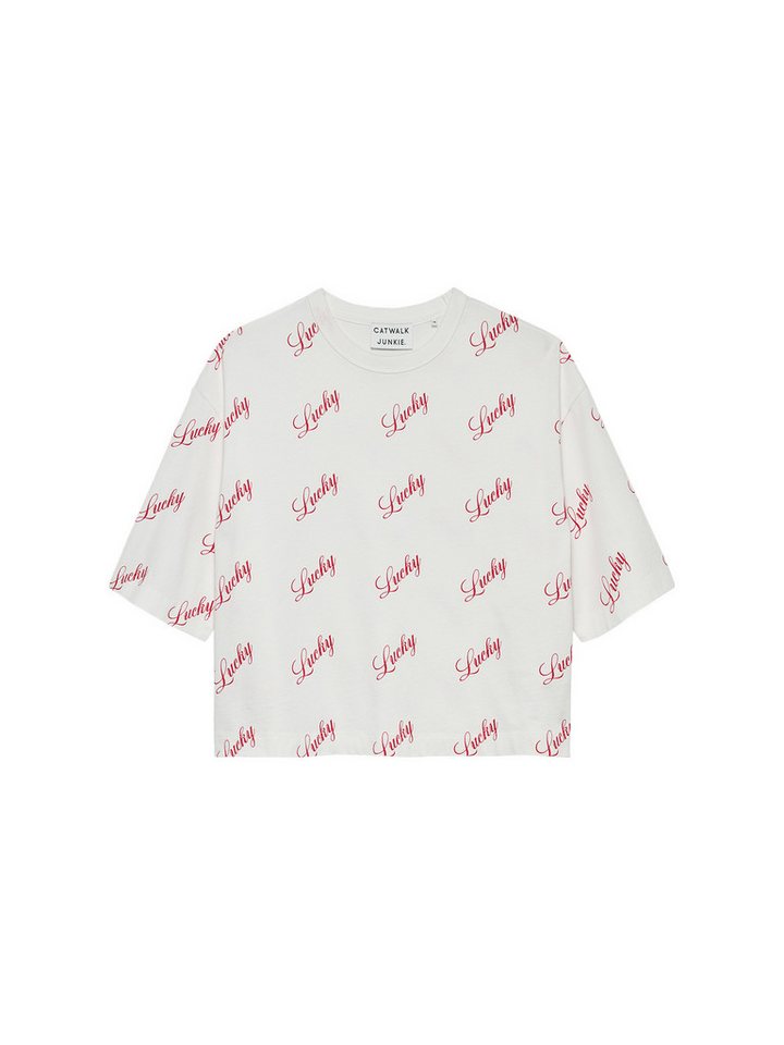 Catwalk Junkie T-Shirt – Cropped Shirt mit All-Over Print von Catwalk Junkie