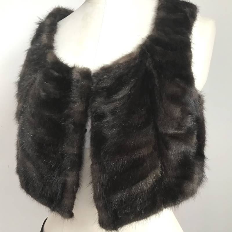 Nerz Weste Mit Seide Gefüttert Beidseitig Tragbar von Catwithahatmunich