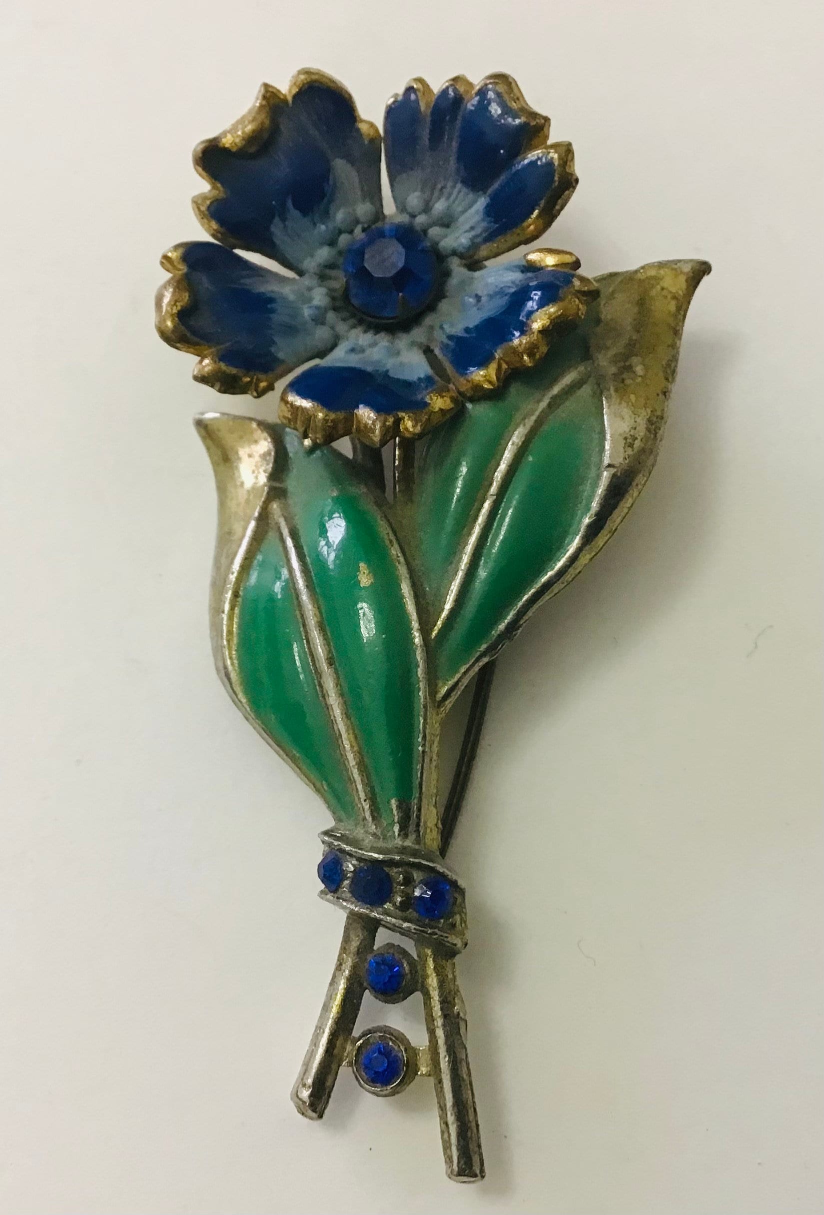Vintage Brosche Blume von Catwithahatmunich