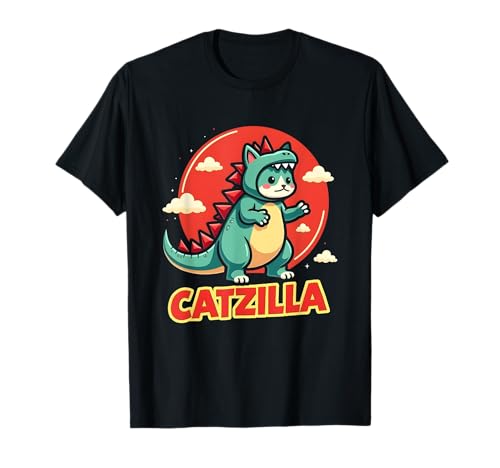 Catzilla Lustiges Kawaii-Katzen-Design für Männer Frauen Chill Mood T-Shirt Catzilla Lustiges Kawaii-Katzen-Design für Männer Frauen Chill Mood T-Shirt von Catzilla Funny Kawaii Cat Design for Men Women