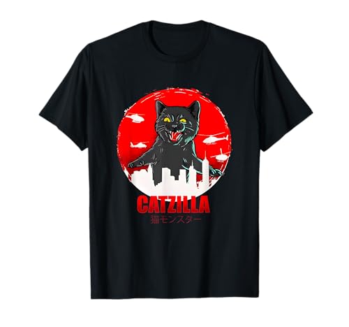 Catzilla Lustiges Kawaii-Katzen-Design für Männer Frauen Süße Katastrophe T-Shirt Catzilla Lustiges Kawaii-Katzen-Design für Männer Frauen Süße Katastrophe T-Shirt von Catzilla Funny Kawaii Cat Design for Men Women