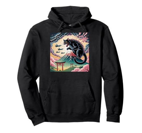 Catzilla Cat Japanische Kunst Herren Damen Kinder Katzenliebhaber Pullover Hoodie Catzilla Cat Japanische Kunst Herren Damen Kinder Katzenliebhaber Pullover Hoodie von Catzilla tshirt Catzilla Cat Japanese Art