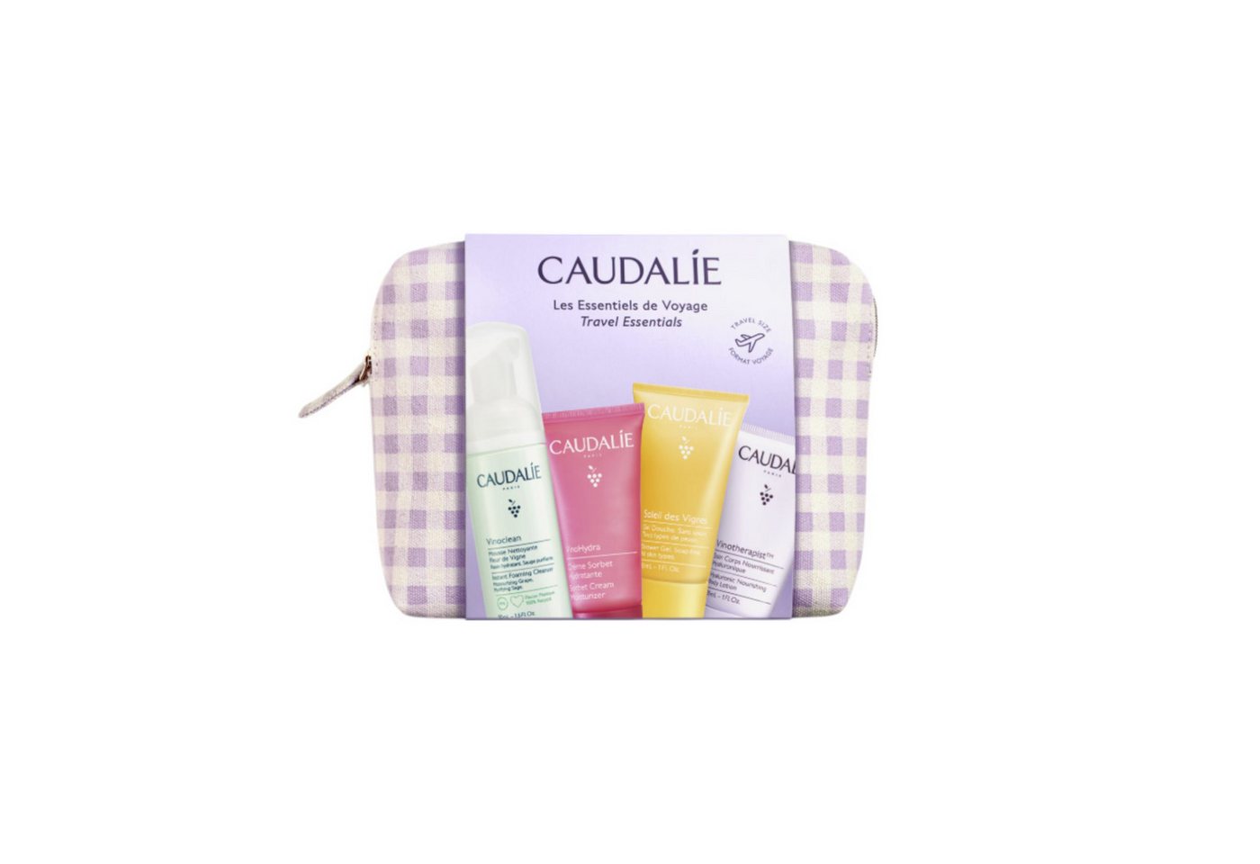 Caudalie Gesichtspflege-Set Vinohydra Sommer Reiseset, 5-tlg. von Caudalie