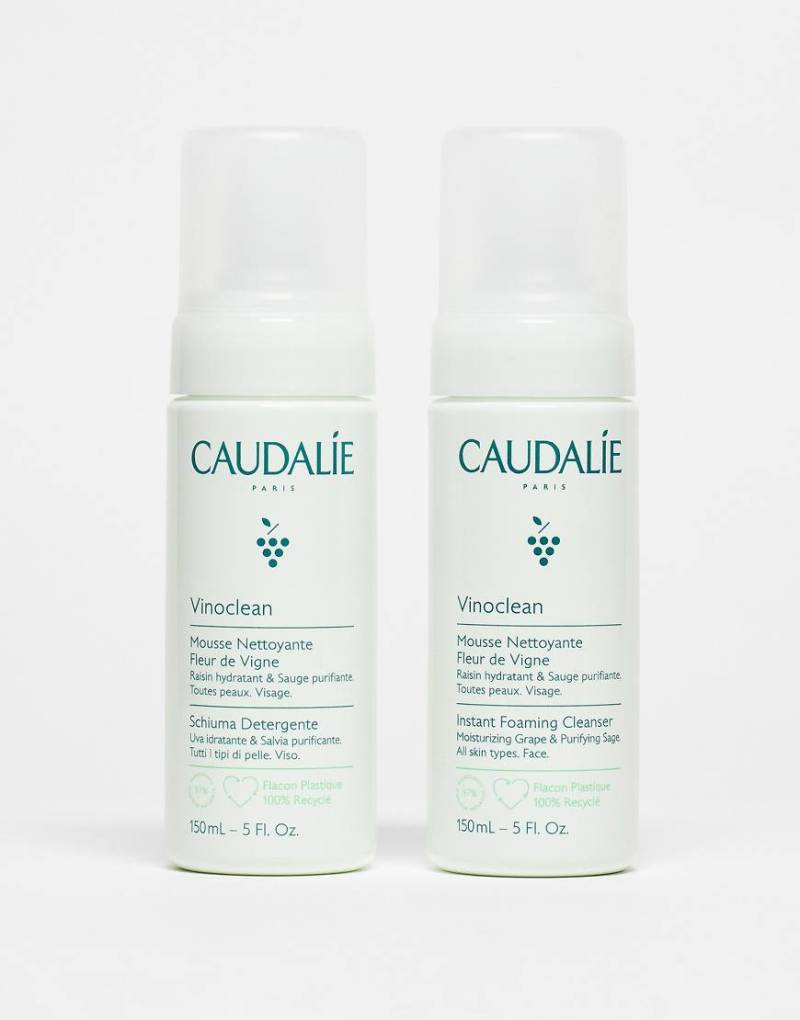 Caudalie - Vinoclean Instant Foaming Cleanser - Schäumendes Gesichtsreiniger-Duo, 33% Ersparnis-Keine Farbe von Caudalie