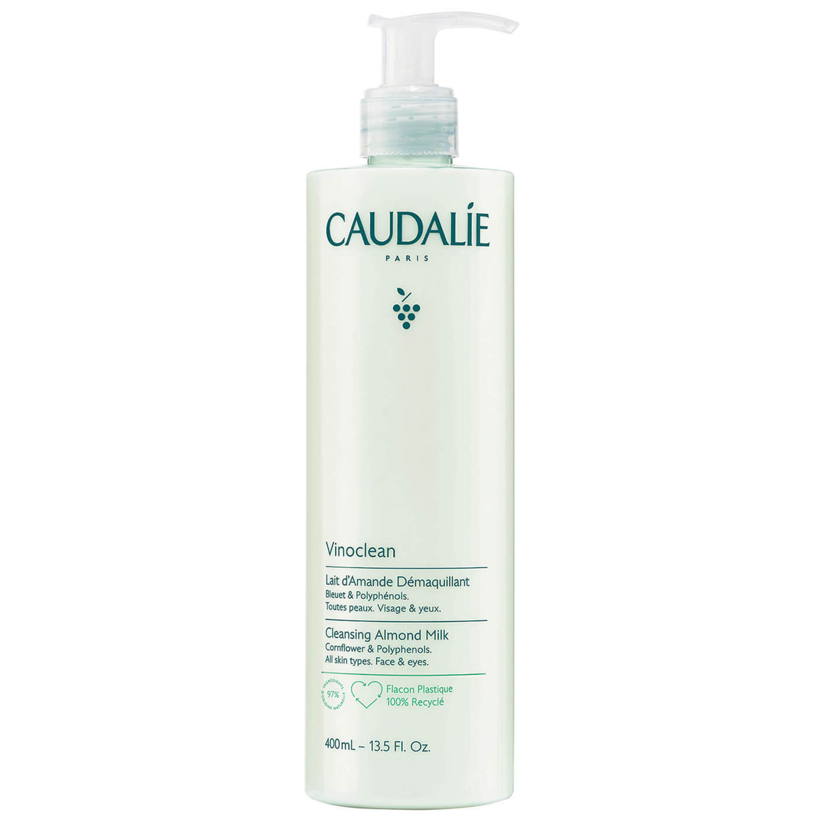 Caudalie Vinoclean Supersize Cleansing Almond Milk 400ml von Caudalie